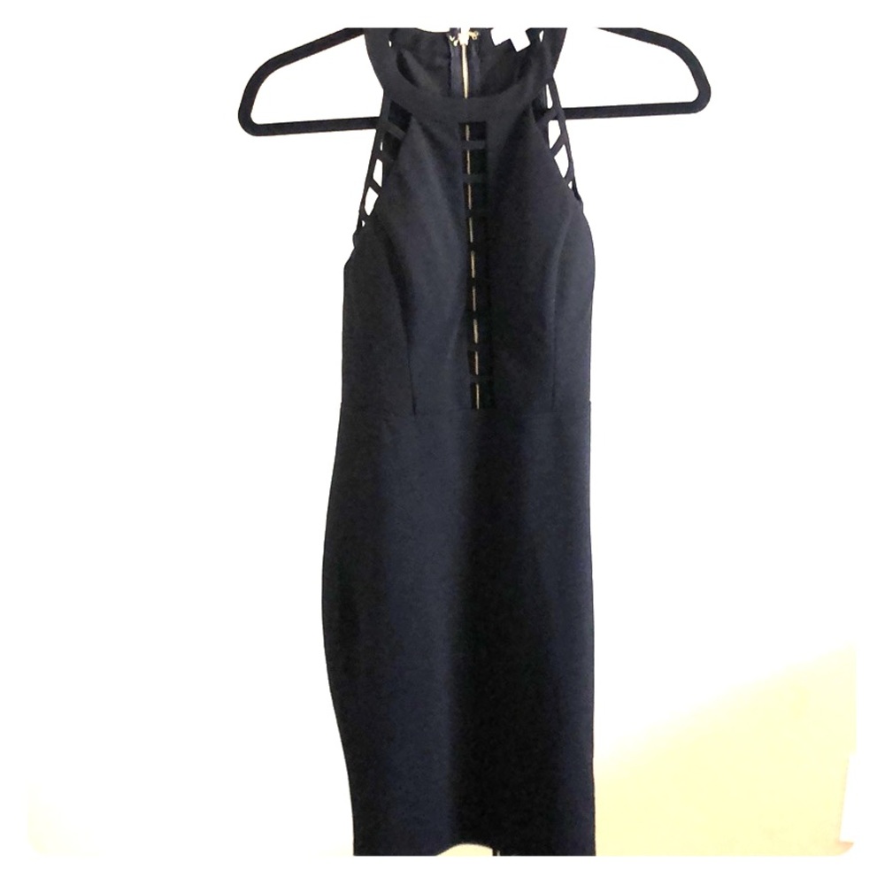 Mini black dress